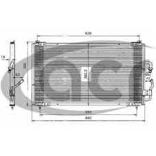 300085 ACR Конденсатор, кондиционер