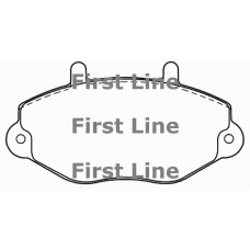 FBP1150 FIRST LINE Комплект тормозных колодок, дисковый тормоз