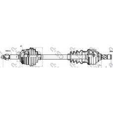 244002 GSP Приводной вал