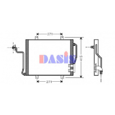 182014N AKS DASIS Конденсатор, кондиционер