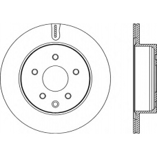 BDR2208.20 OPEN PARTS Тормозной диск