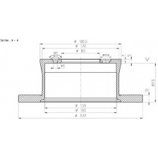 BDC4700 QUINTON HAZELL Тормозной диск