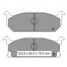 835620 Vema Комплект тормозных колодок, дисковый тормоз