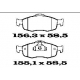 BL1315A1 FTE Комплект тормозных колодок, дисковый тормоз