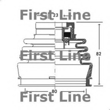 FCB2689 FIRST LINE Пыльник, приводной вал