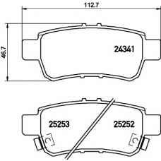 8DB 355 016-081 HELLA PAGID Комплект тормозных колодок, дисковый тормоз