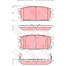 GDB3296 TRW Комплект тормозных колодок, дисковый тормоз