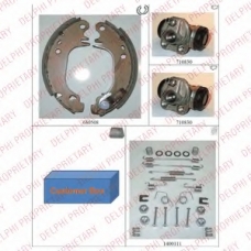 831 DELPHI Комплект тормозных колодок