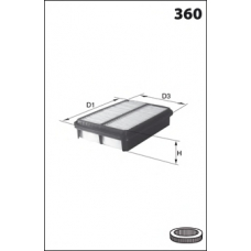 ELP3841 MECAFILTER Воздушный фильтр