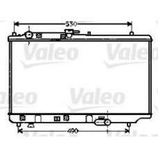 734521 VALEO Радиатор, охлаждение двигателя