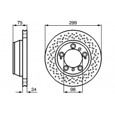 0 986 478 592 BOSCH Тормозной диск