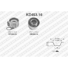 KD453.16 SNR Комплект ремня грм