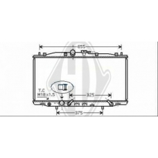 8521907 DIEDERICHS Радиатор, охлаждение двигателя