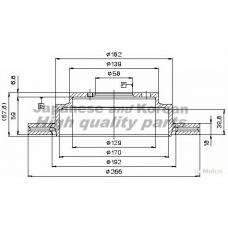 S017-20 ASHUKI Тормозной диск