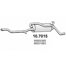 10.7015 ASSO Глушитель выхлопных газов конечный