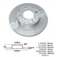 IBT-1K12 IPS Parts Тормозной диск