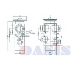 840560N AKS DASIS Расширительный клапан, кондиционер