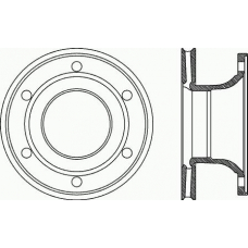 DSX1077.20 ROADHOUSE Тормозной диск