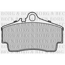 BBP2235 BORG & BECK Комплект тормозных колодок, дисковый тормоз