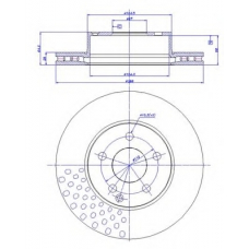 142.1361 CAR Тормозной диск
