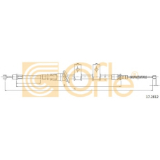 17.2812 COFLE Трос, стояночная тормозная система