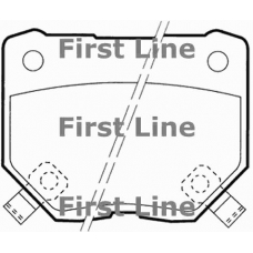 FBP1572 FIRST LINE Комплект тормозных колодок, дисковый тормоз