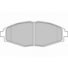 FD6818A NECTO Комплект тормозных колодок, дисковый тормоз
