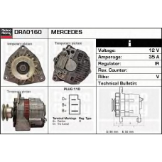 DRA0160 DELCO REMY Генератор