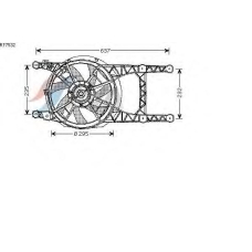 RT7532 AVA Вентилятор, охлаждение двигателя