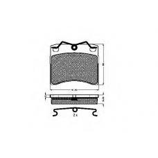 30962 SPIDAN Комплект тормозных колодок, дисковый тормоз