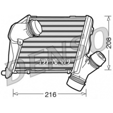 DIT02014 DENSO Интеркулер