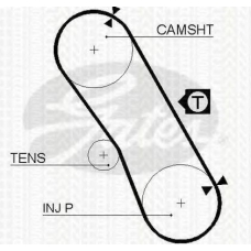 8647 14005 TRISCAN Комплект ремня грм