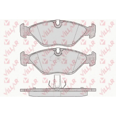 626.0656 VILLAR Комплект тормозных колодок, дисковый тормоз