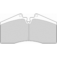 FD6531A NECTO Комплект тормозных колодок, дисковый тормоз