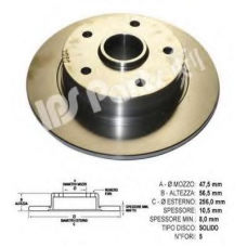 IBP-1313 IPS Parts Тормозной диск