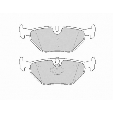 FD6839A NECTO Комплект тормозных колодок, дисковый тормоз