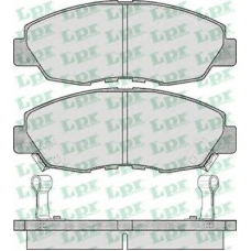 05P566 LPR Комплект тормозных колодок, дисковый тормоз