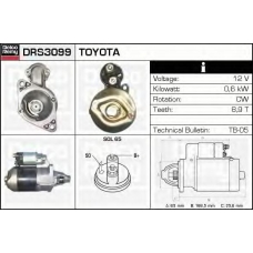 DRS3099 DELCO REMY Стартер