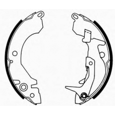 J GF-527AF JAPANPARTS Комплект тормозных колодок