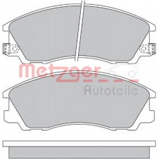 1170611 METZGER Комплект тормозных колодок, дисковый тормоз