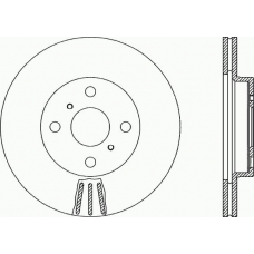 BDR1877.20 OPEN PARTS Тормозной диск