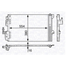 350203726000 MAGNETI MARELLI Конденсатор, кондиционер