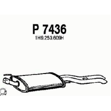 P7436 FENNO Глушитель выхлопных газов конечный