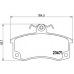 P 41 004 BREMBO Комплект тормозных колодок, дисковый тормоз