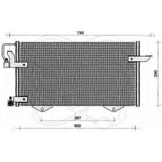 30B0030 ELECTRO AUTO Конденсатор, кондиционер