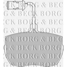 BBP1026 BORG & BECK Комплект тормозных колодок, дисковый тормоз