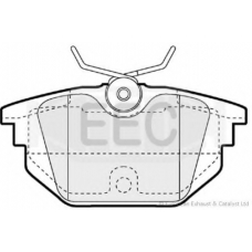 BRP1058 EEC Комплект тормозных колодок, дисковый тормоз