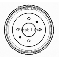 FBR654 FIRST LINE Тормозной барабан