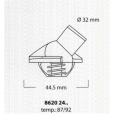 8620 2492 TRISCAN Термостат, охлаждающая жидкость