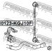 0123-KGJ10F FEBEST Тяга / стойка, стабилизатор